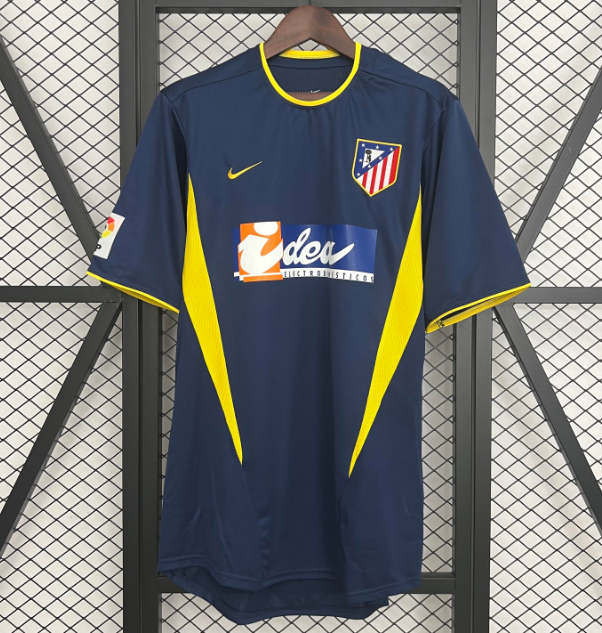 2002-03 Atletico Madrid Retro Away Soccer Jersey Shirt